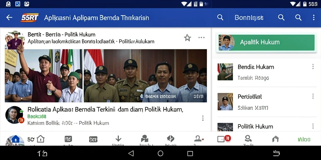 Tampilan antarmuka aplikasi 55RT yang modern dan informatif.