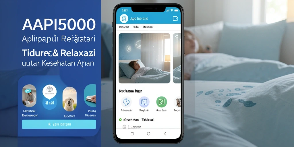 Tampilan antarmuka API5000 yang menenangkan dan intuitif.