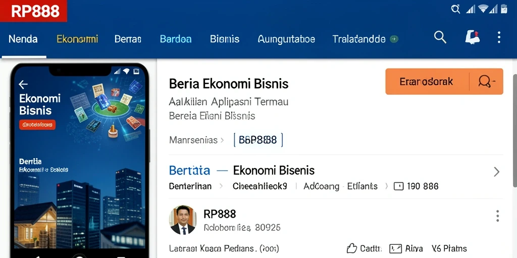 Antarmuka RP888 yang informatif dan ramah pengguna.