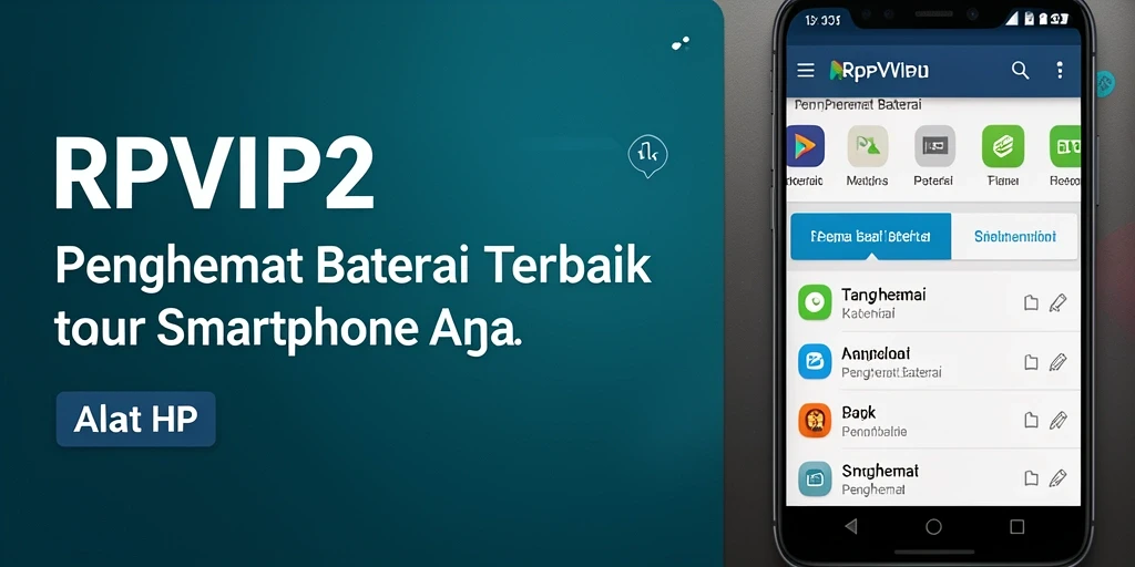 Tampilan antarmuka RPVIP2 yang intuitif untuk penghematan baterai.