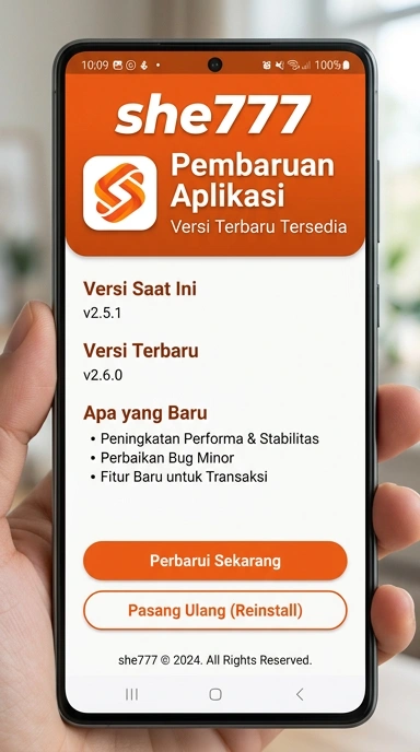 Riwayat Versi she777 untuk Pengguna Android